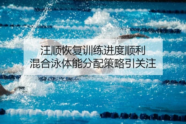 汪顺恢复训练进度顺利 混合泳体能分配策略引关注